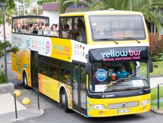 Cabo Girão Bus Tour Sightseeing Bus Yellow